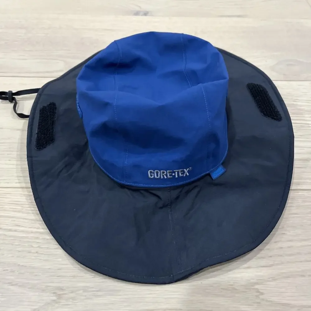 Outdoor Research OR Gore-Tex Blue / Black Sombrero Boonie Bucket Hat Size Small - Picture 5 of 9